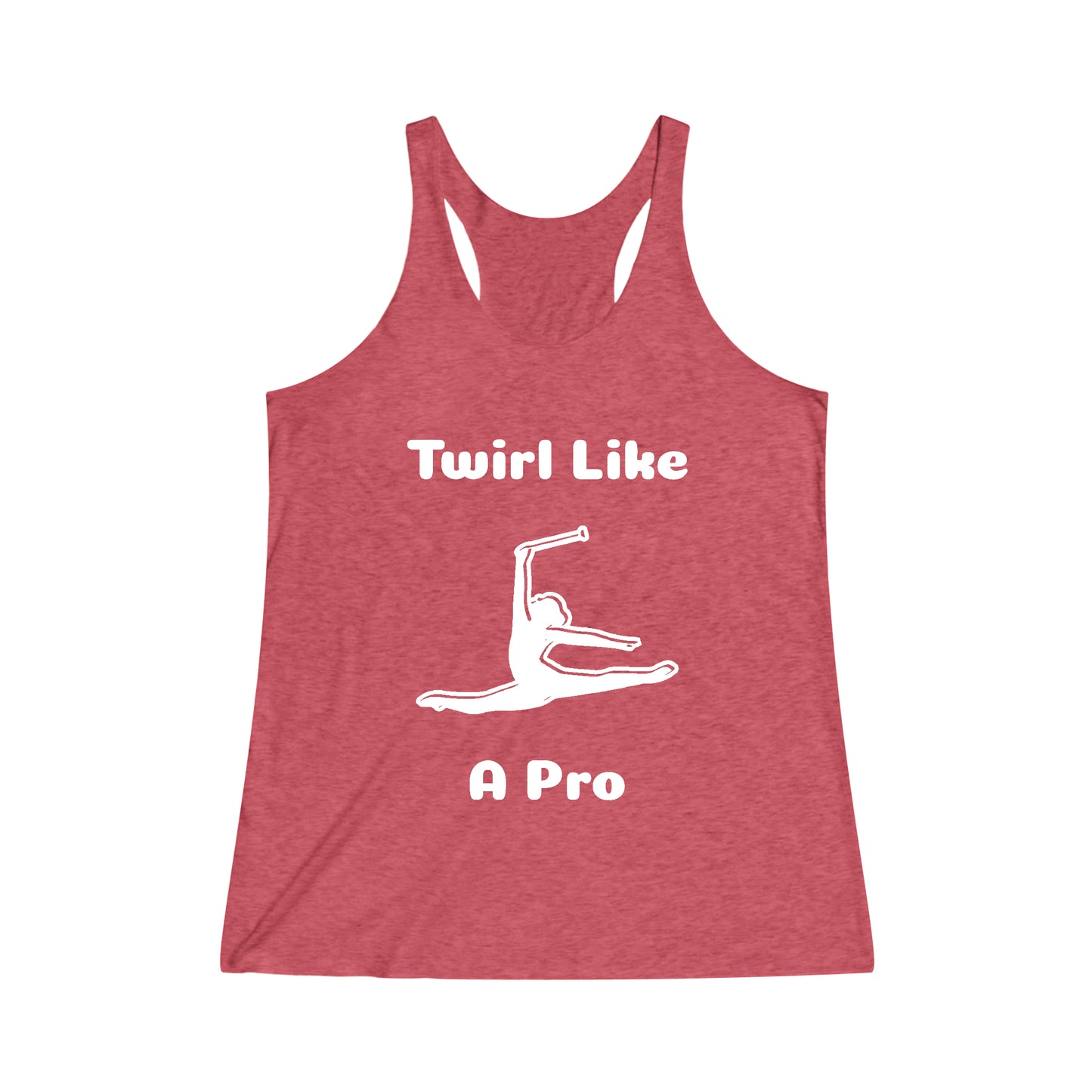 Twirling Pro Women's Tri-Blend Racerback Tank