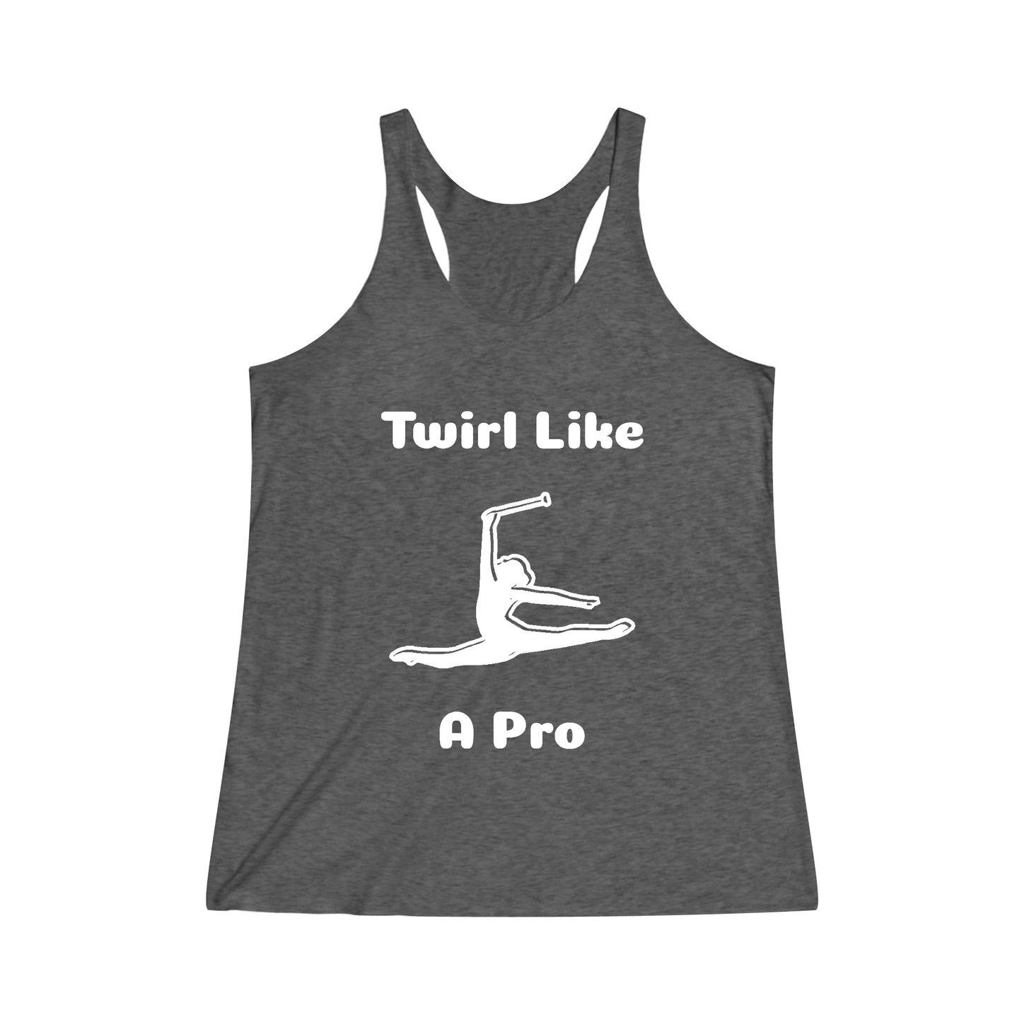 Twirling Pro Women's Tri-Blend Racerback Tank