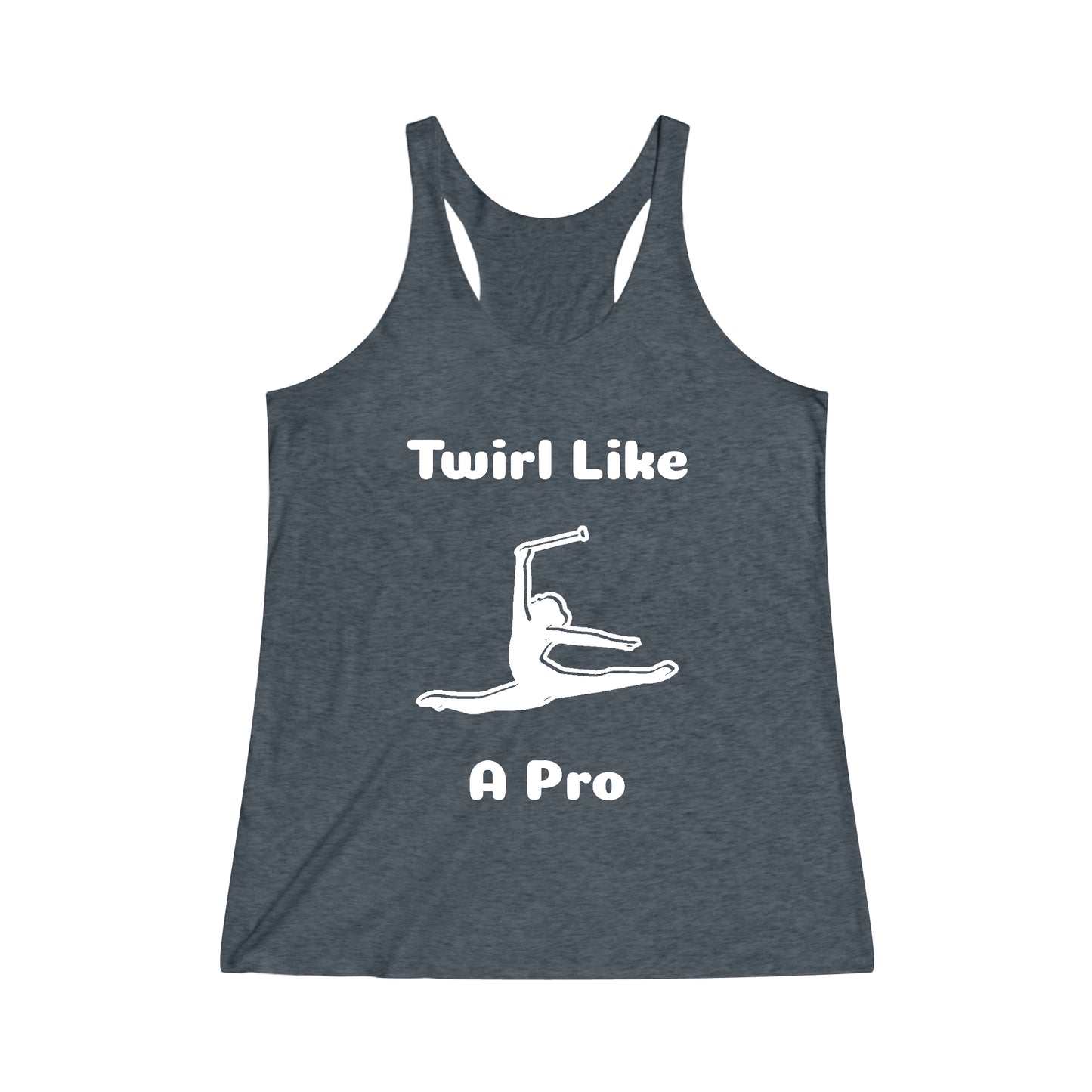 Twirling Pro Women's Tri-Blend Racerback Tank