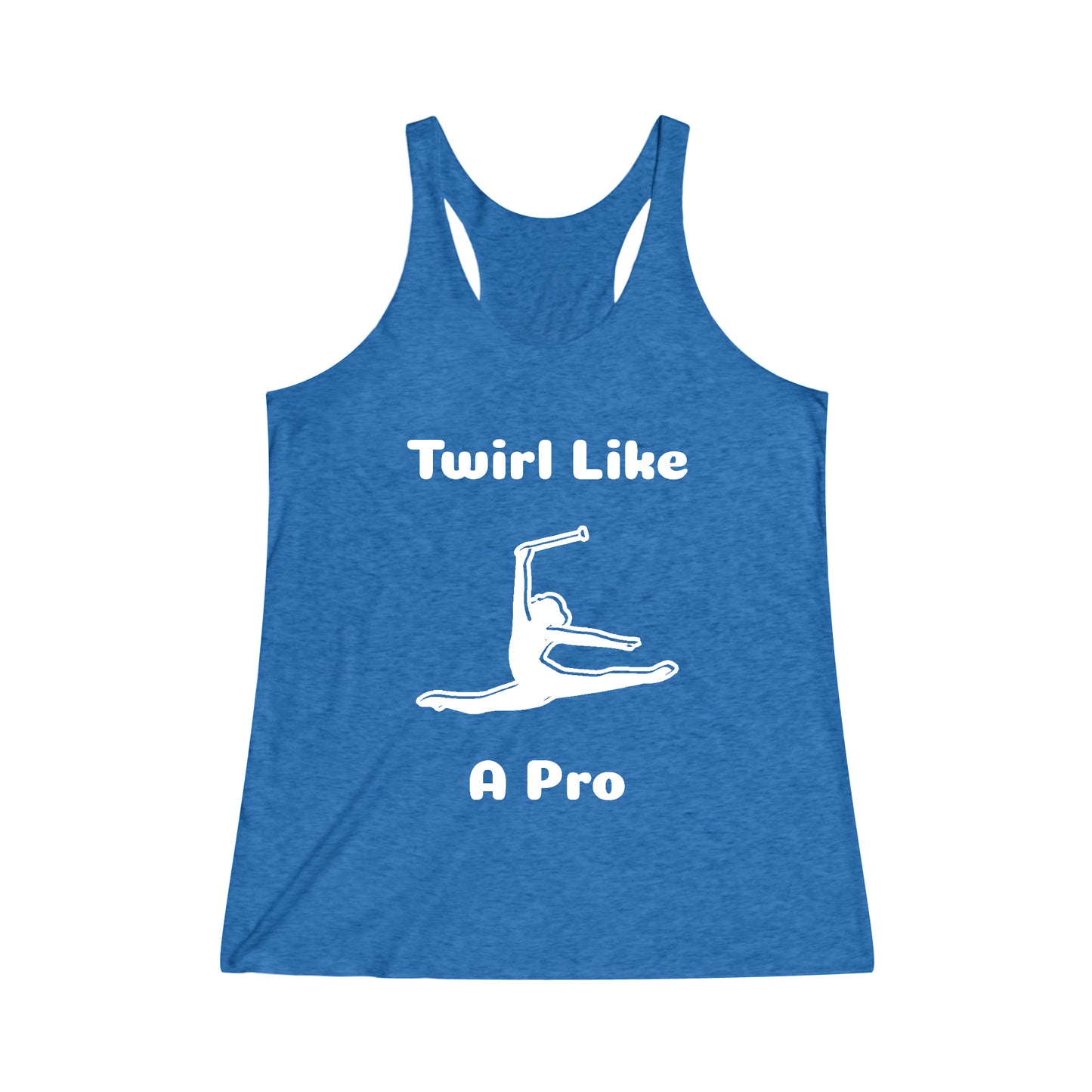 Twirling Pro Women's Tri-Blend Racerback Tank