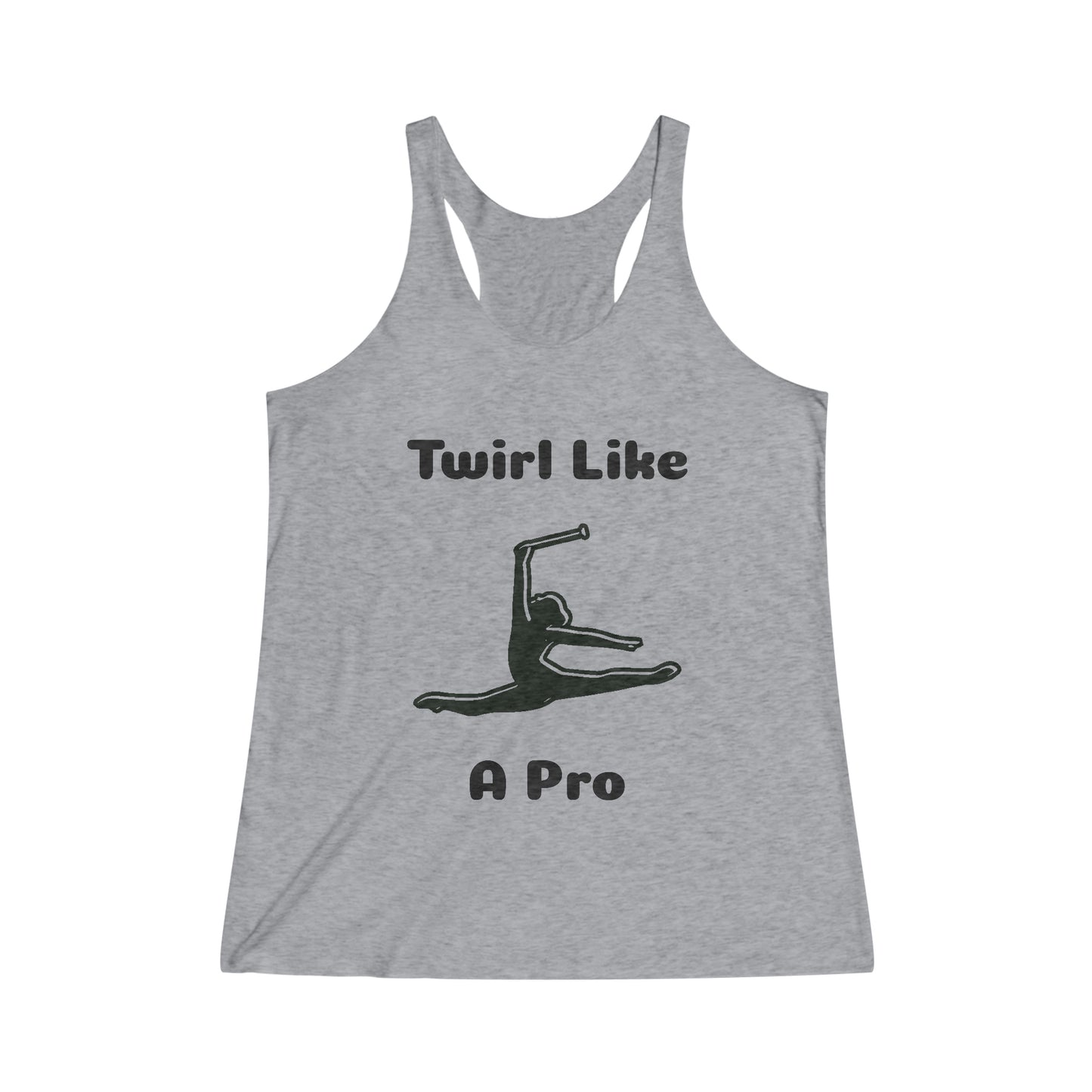 Twirling Pro Women's Tri-Blend Racerback Tank