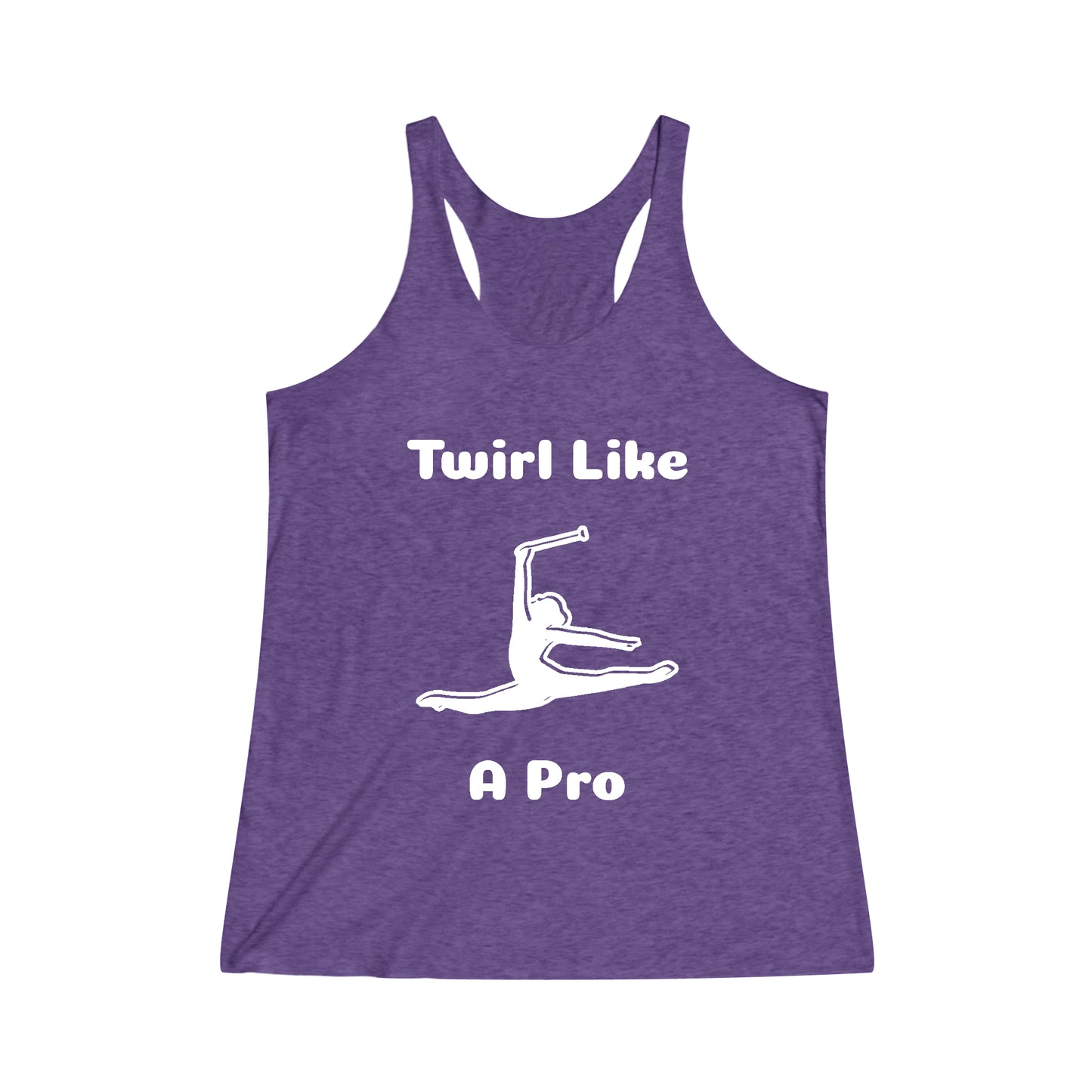 Twirling Pro Women's Tri-Blend Racerback Tank
