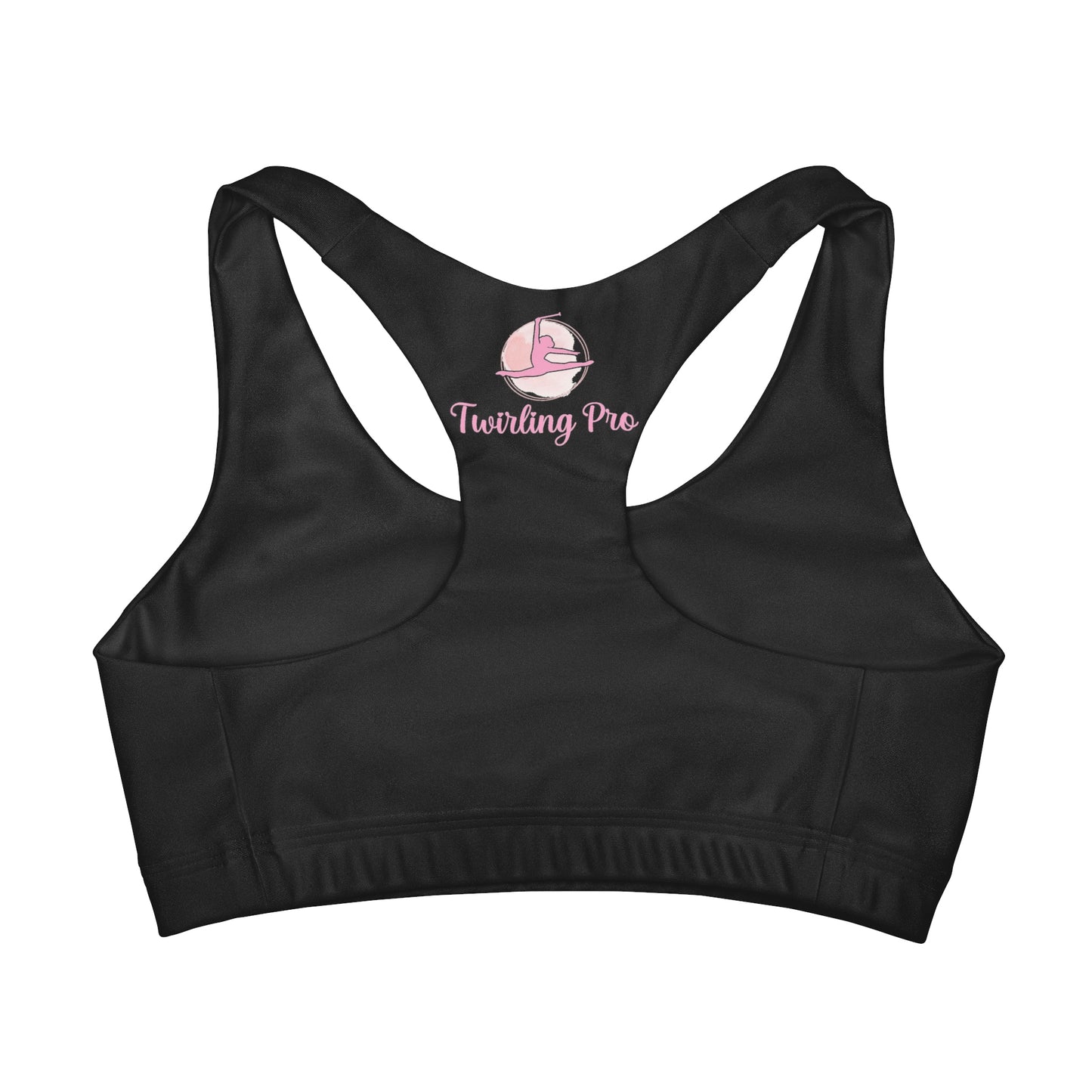 Twirling Pro Girls' Double Lined Seamless Sports Bra