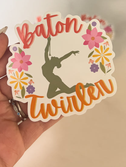 Baton Twirler Sticker