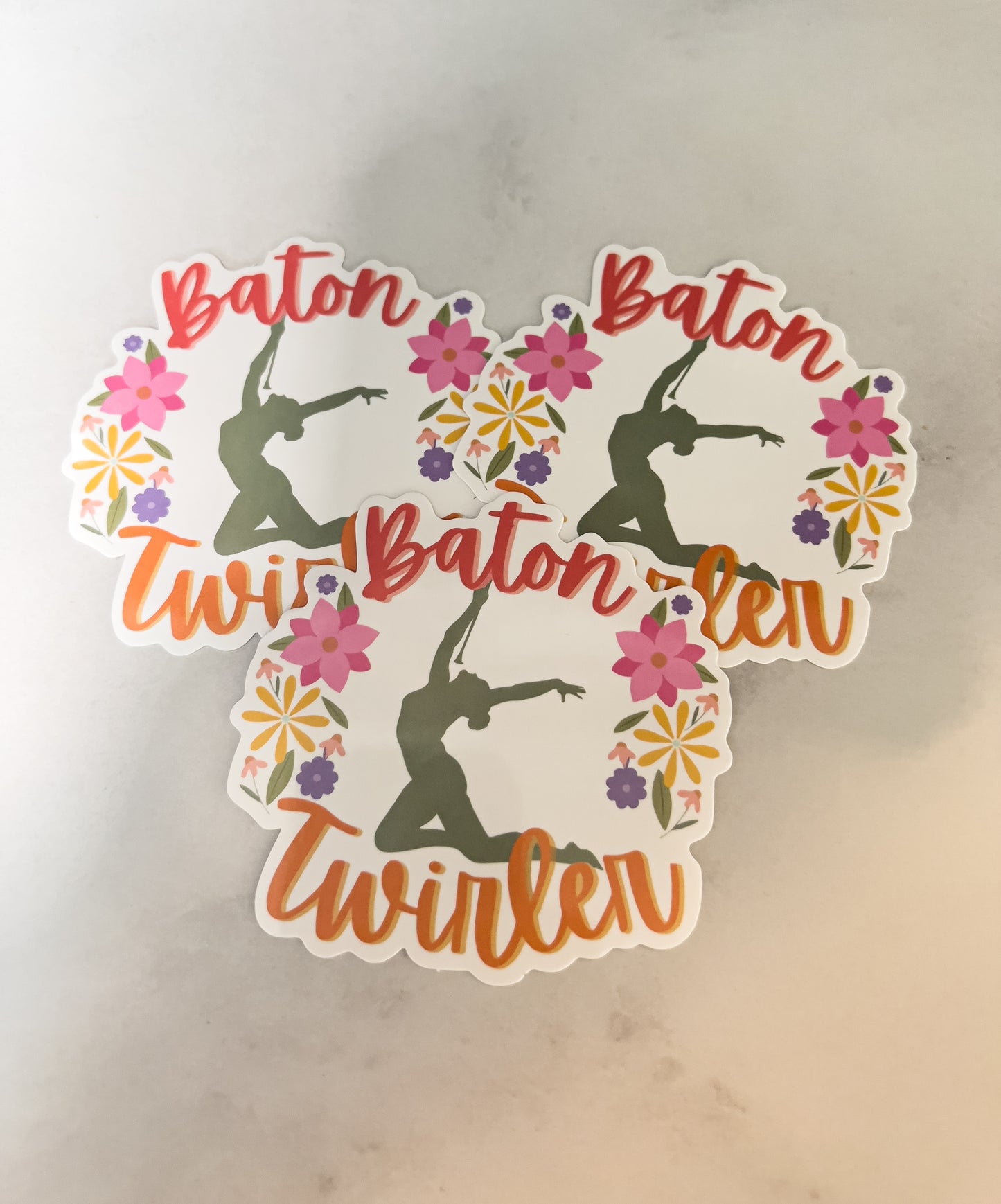 Baton Twirler Sticker