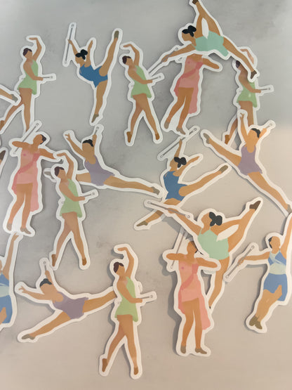 Baton Twirler Sticker