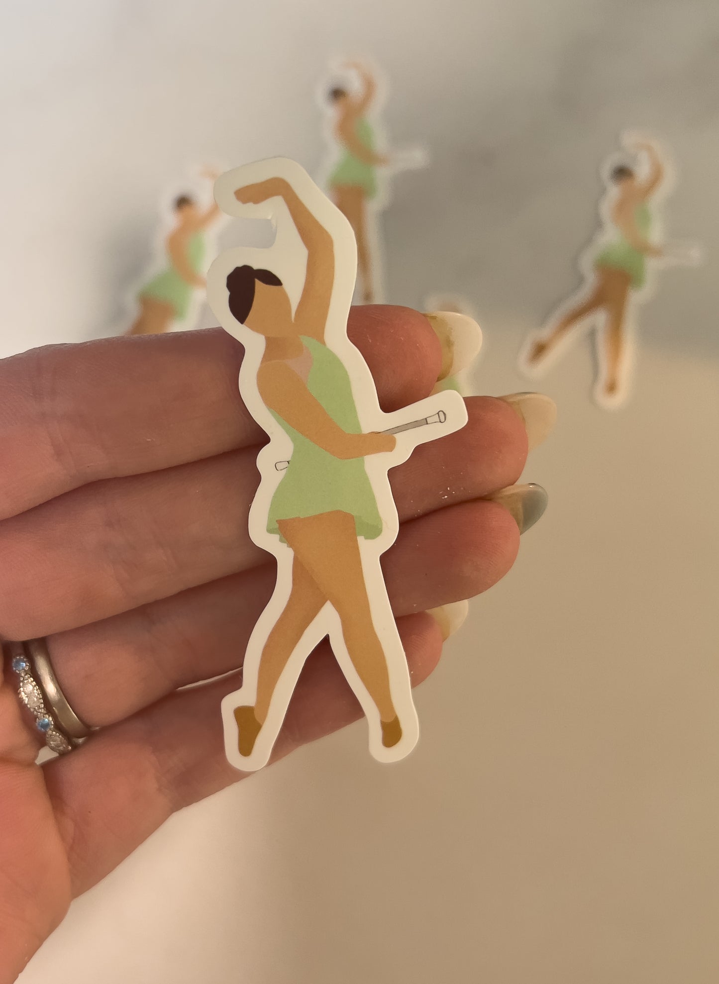 Baton Twirler Sticker