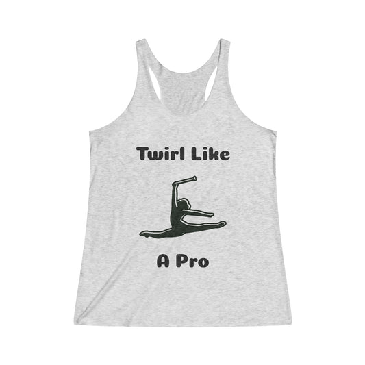 Twirling Pro Women's Tri-Blend Racerback Tank