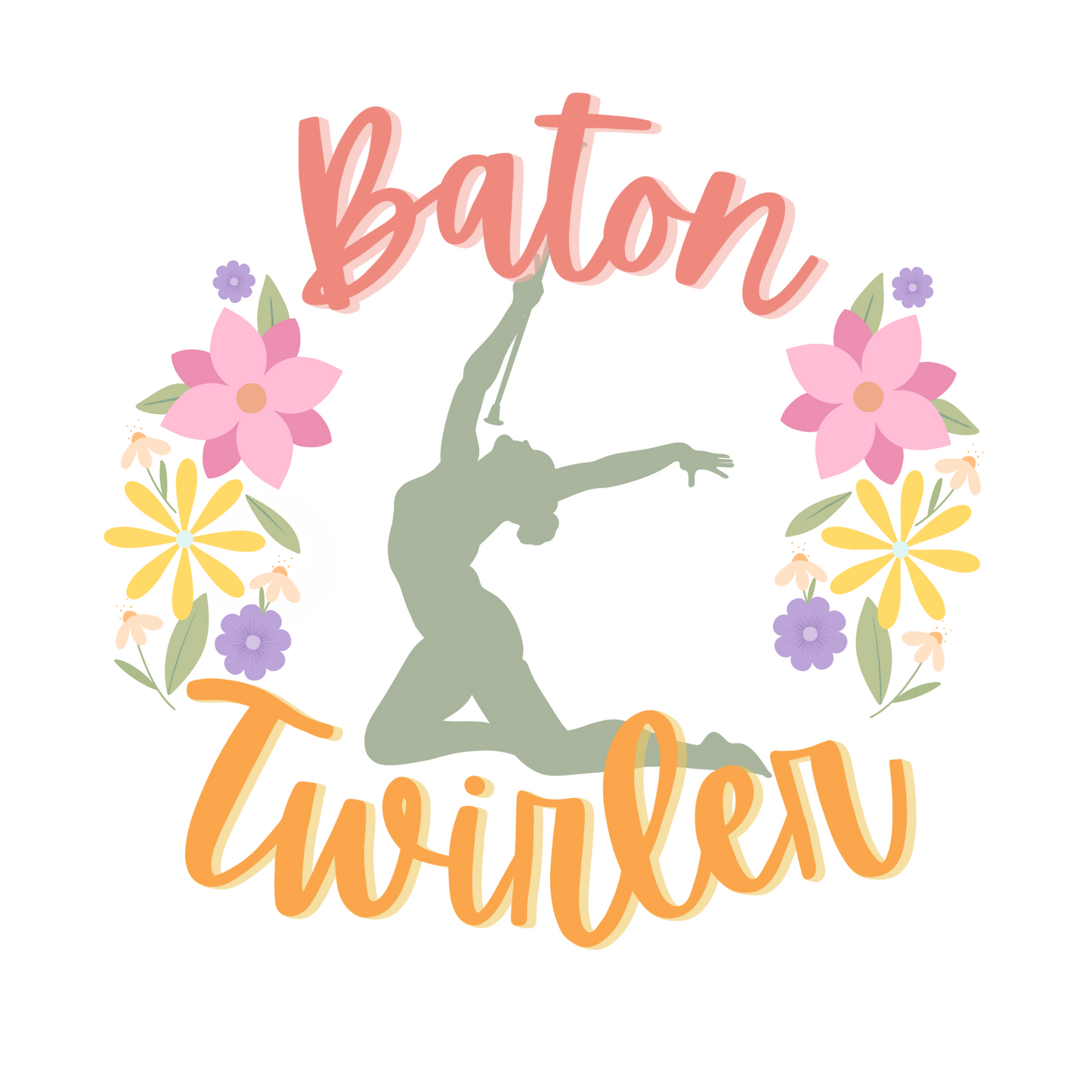 Baton Twirler Sticker