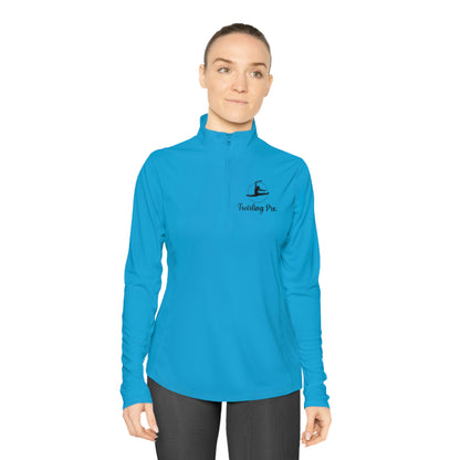 Twirling Pro Ladies Quarter-Zip Pullover