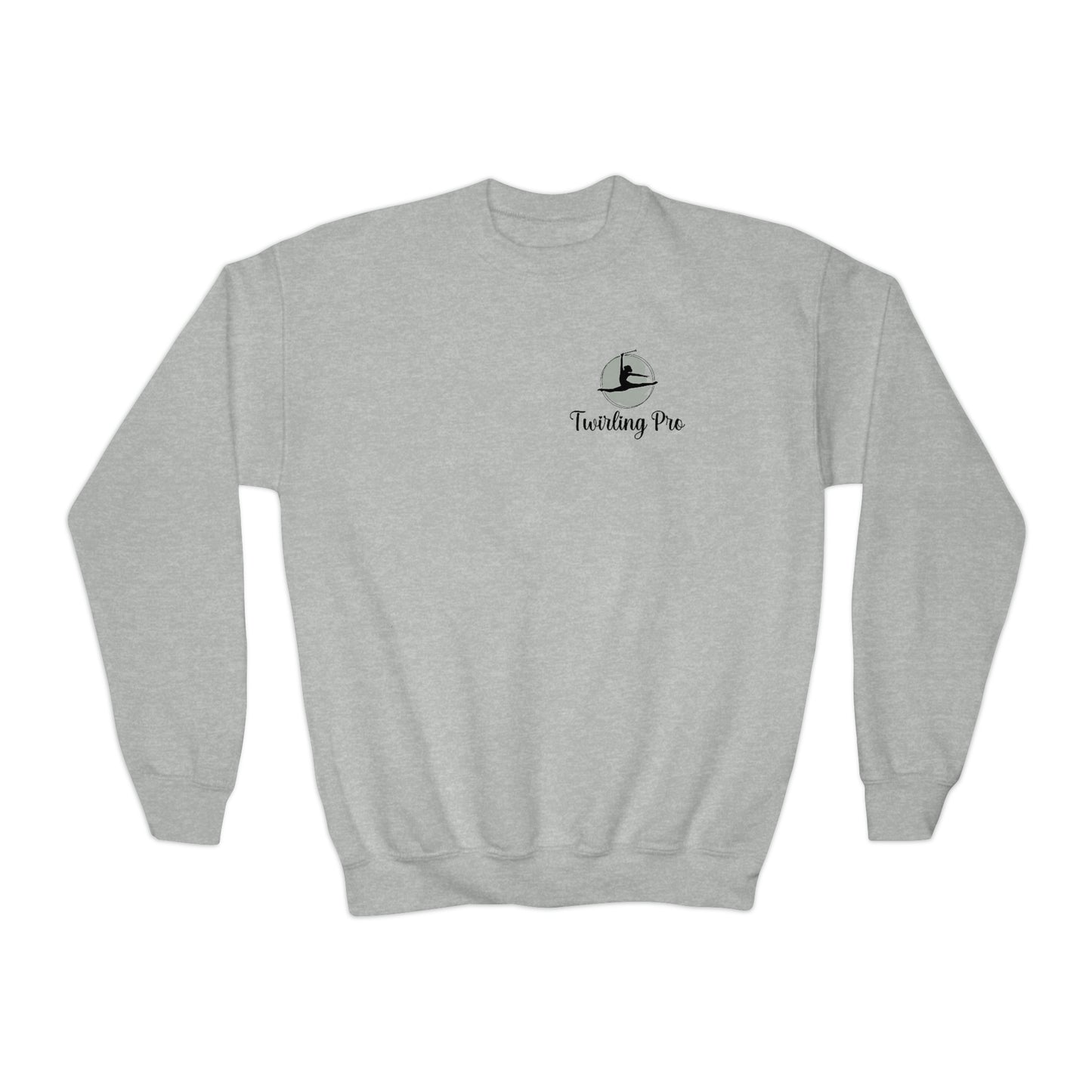 Twirling Pro Youth Crewneck Sweatshirt