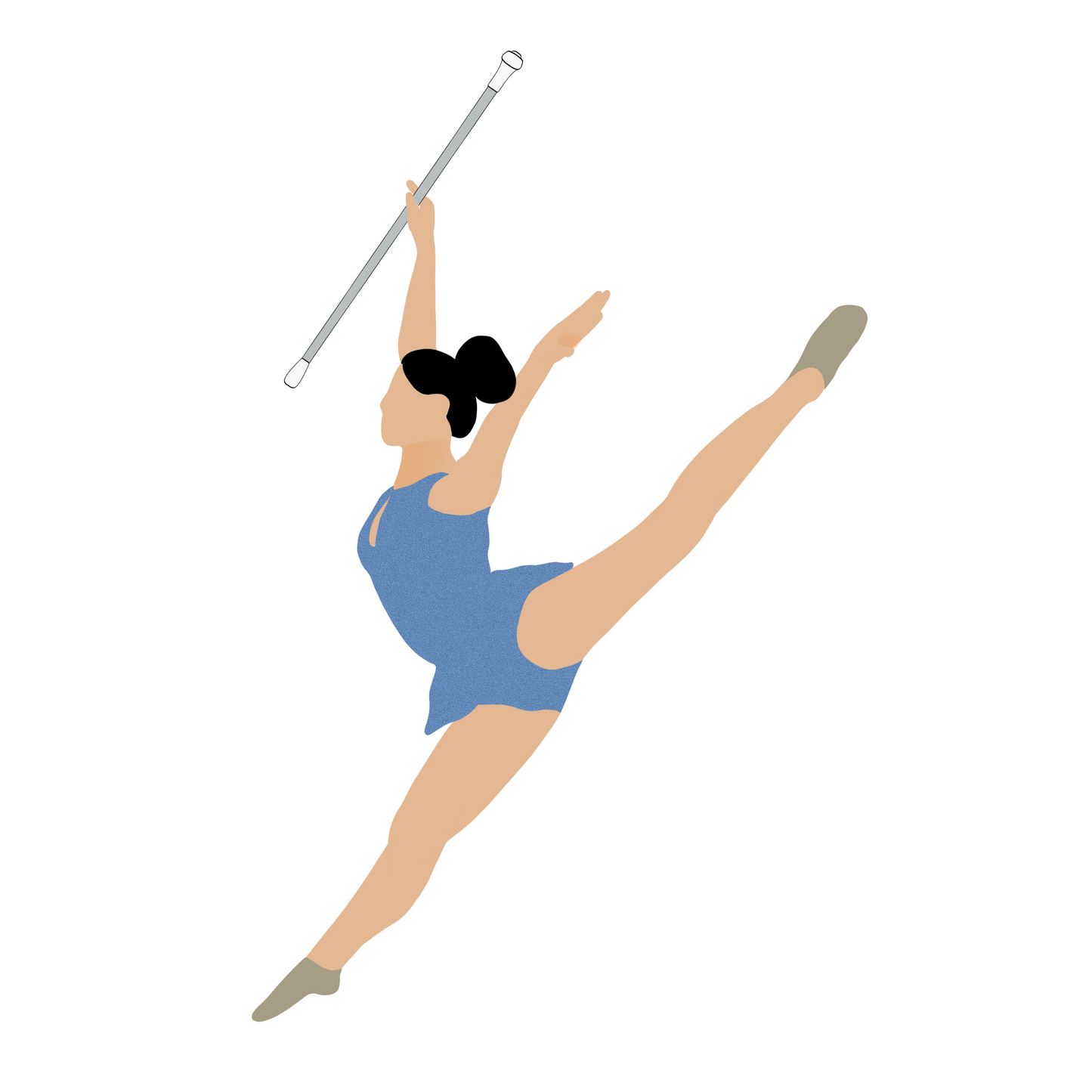 Baton Twirler Sticker