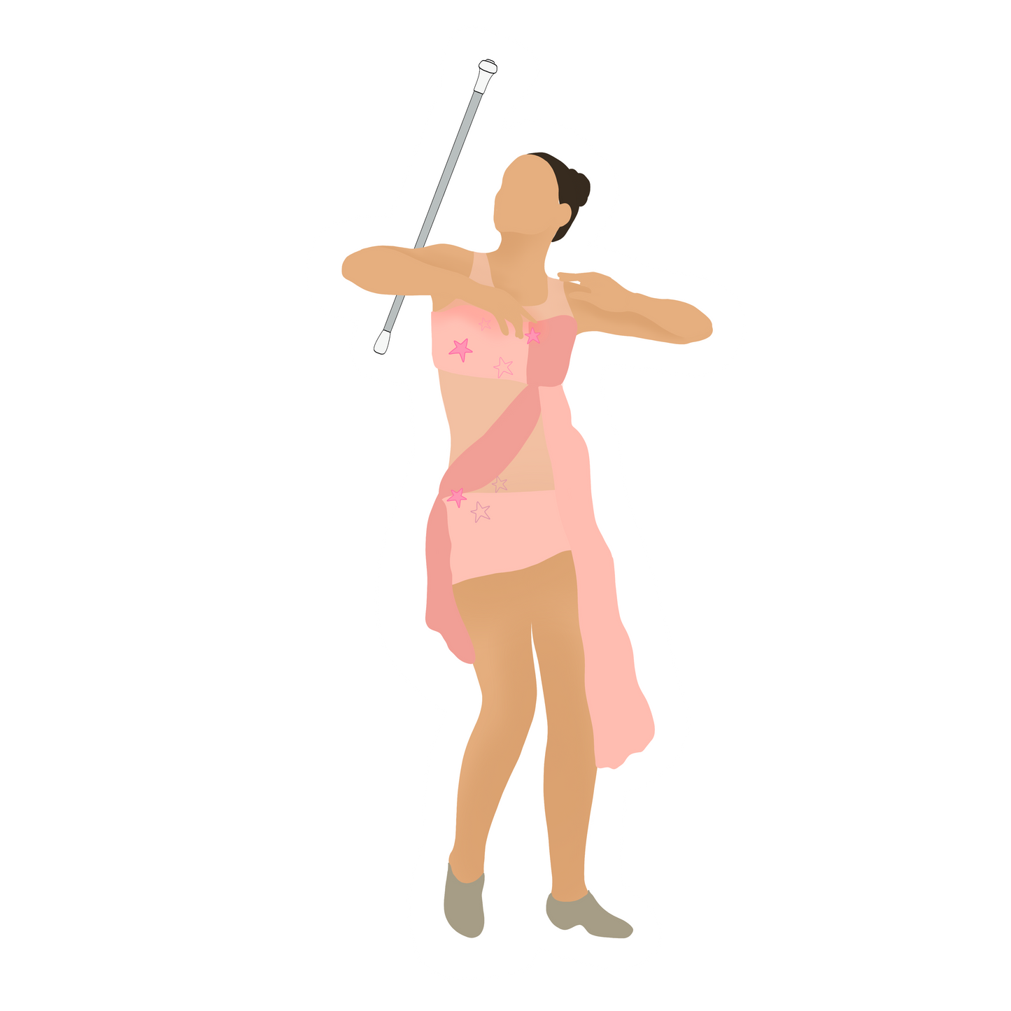 Baton Twirler Sticker