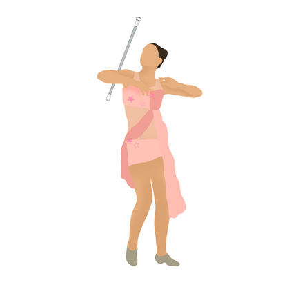 Baton Twirler Sticker