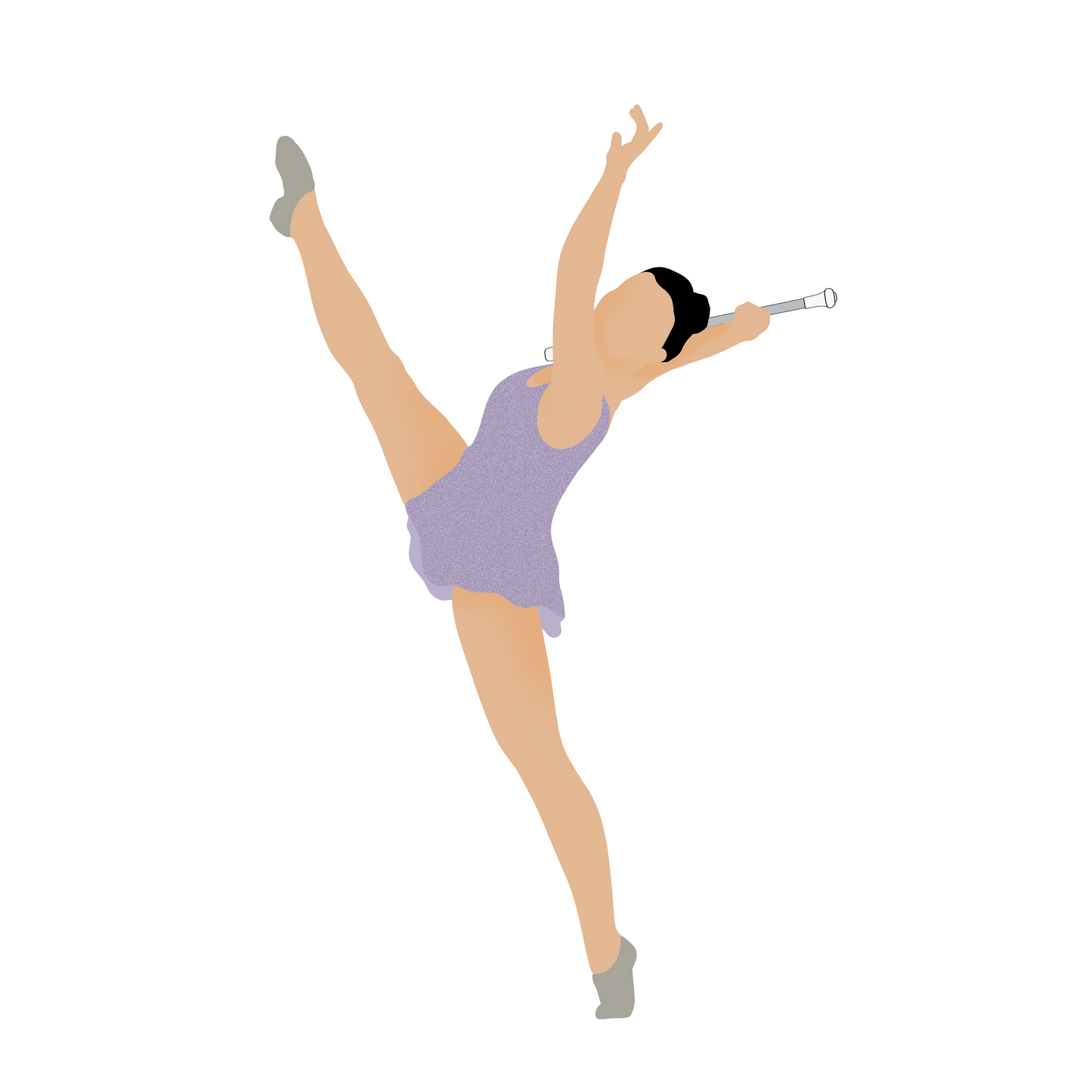 Baton Twirler Sticker