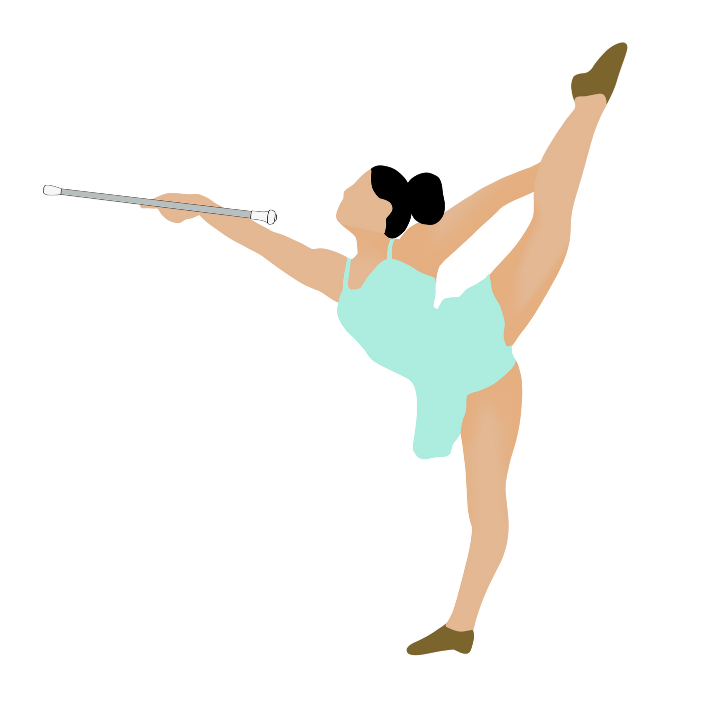 Baton Twirler Sticker