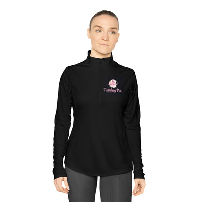 Twirling Pro Ladies Quarter-Zip Pullover