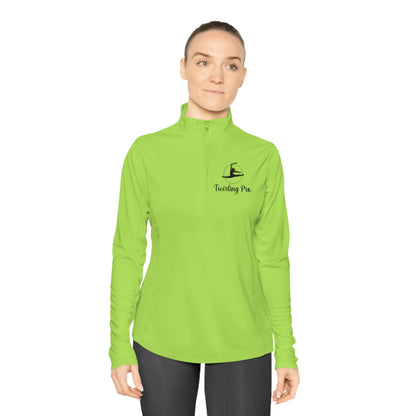 Twirling Pro Ladies Quarter-Zip Pullover